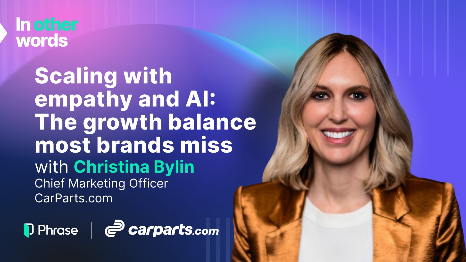 Christina Bylin: Scaling with heart and data: building trust as you grow globally