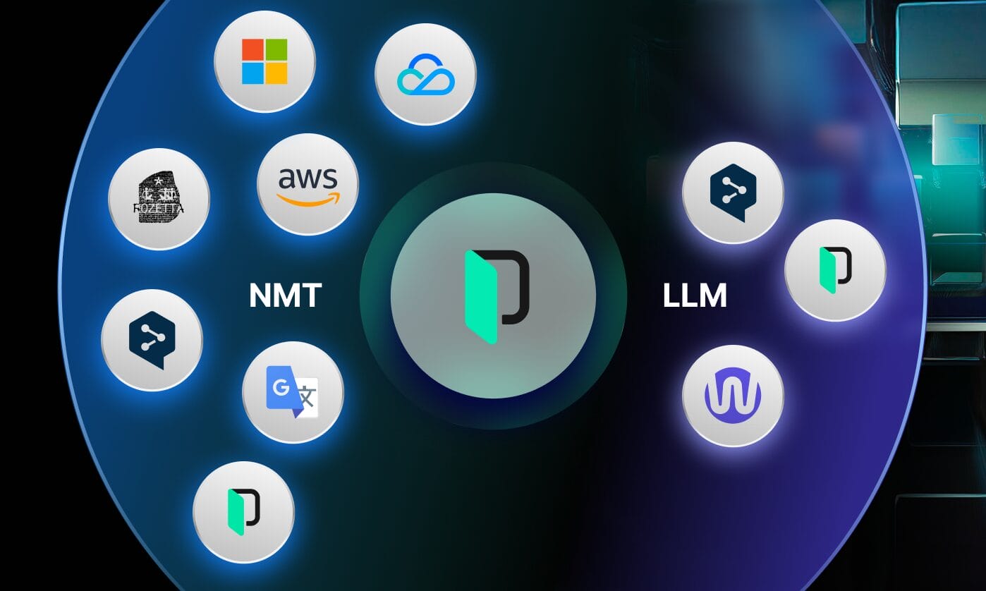 DeepL and Widn graphic phrase