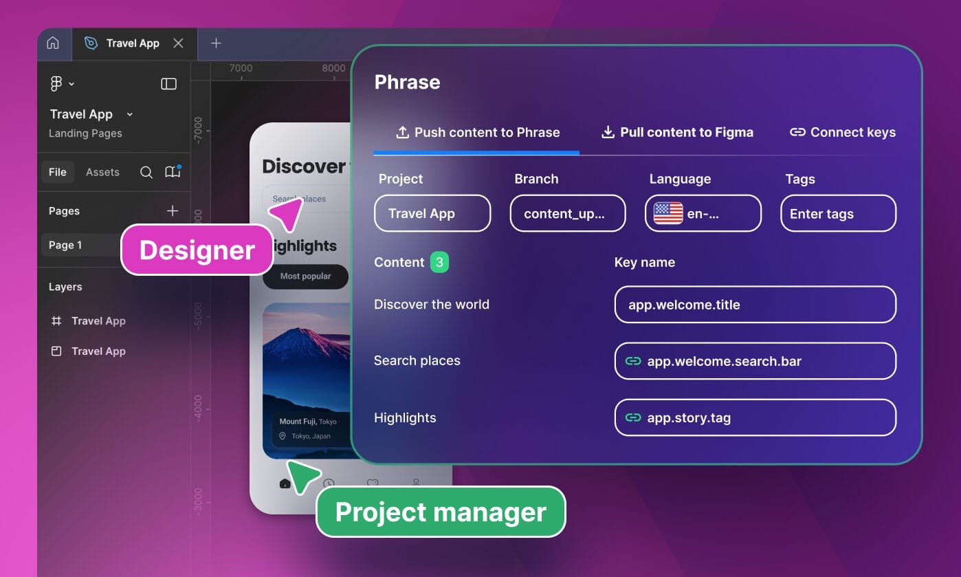 Figma-integration-phrase-interface
