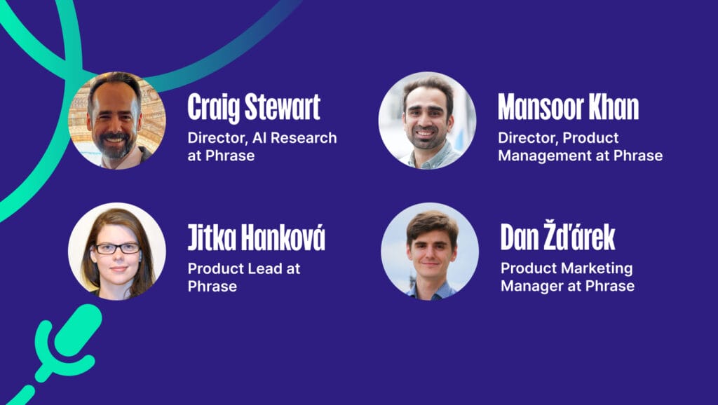 headshots of speakers | Phrase