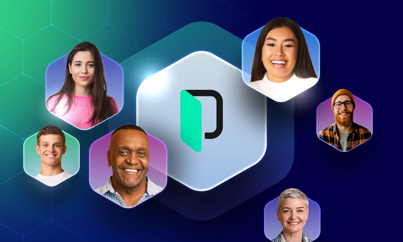 Illustration showing multiple global location markers connected by lines and icons representing translation partners, symbolizing Phrase’s network of professional translation partners and collaborative localization ecosystem