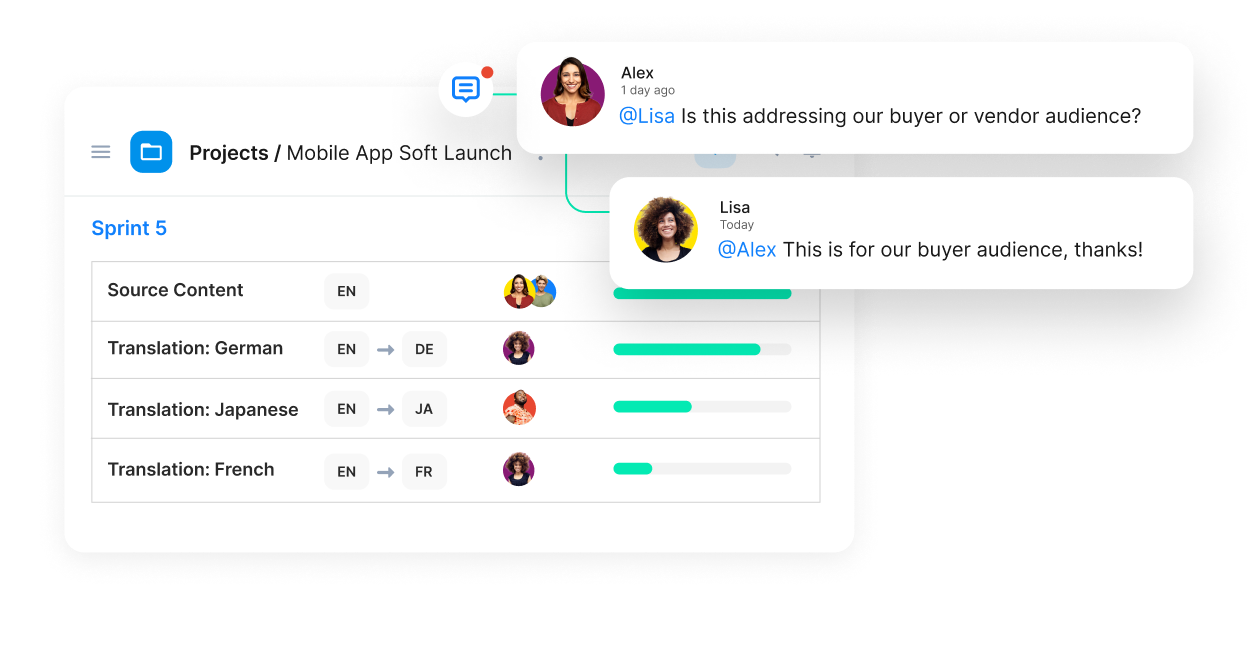 Kommentare und visuelle Kollaboration | Phrase