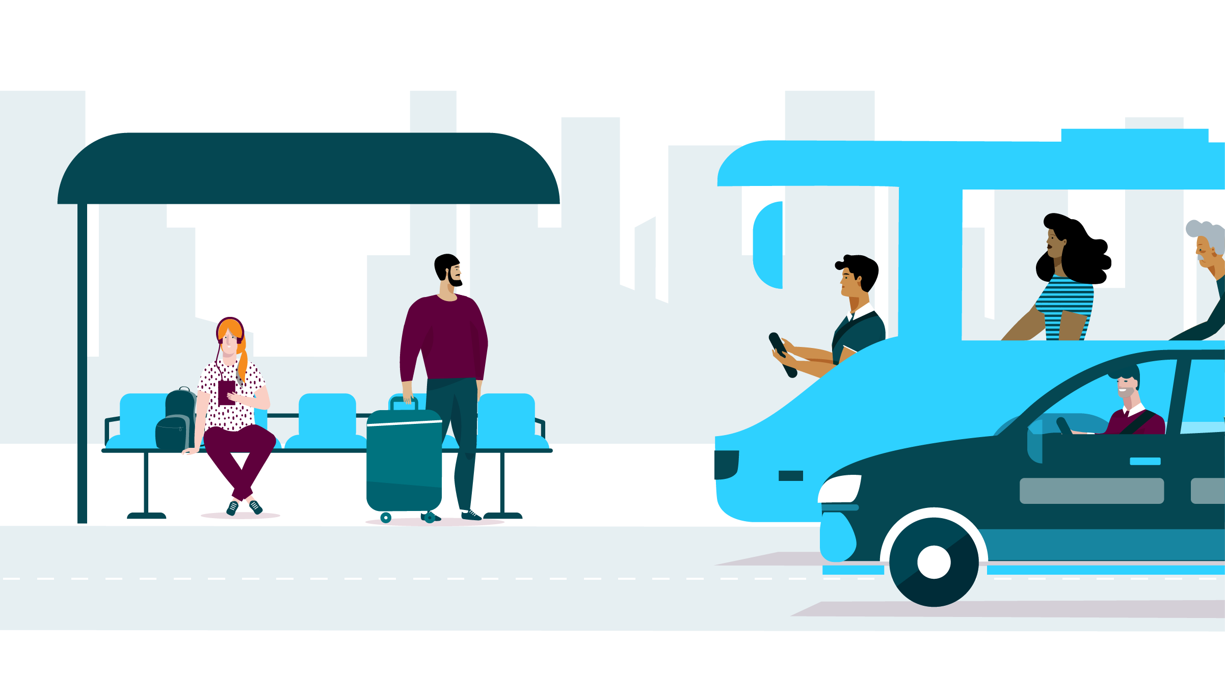 Multimodality-Marktplatz Autostation Bild | Phrase