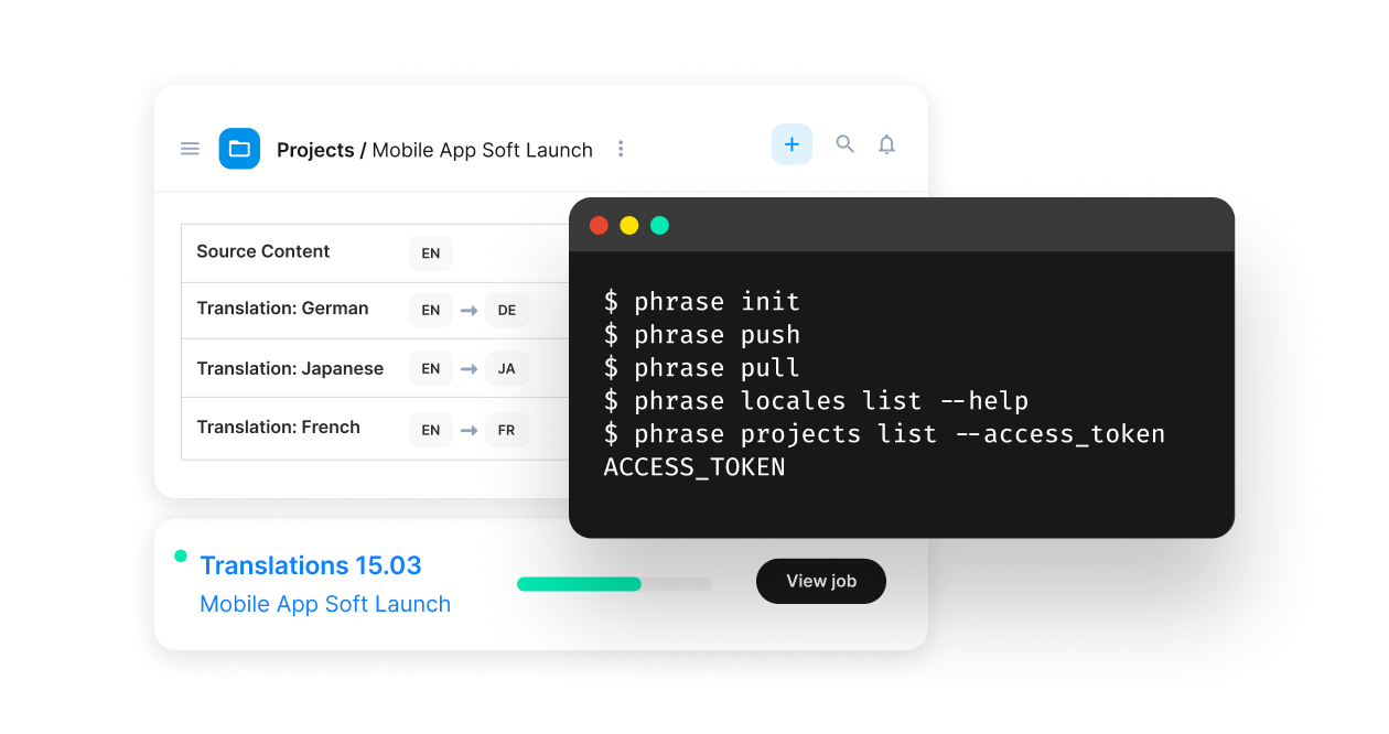 Run localization from the CLI | Phrase